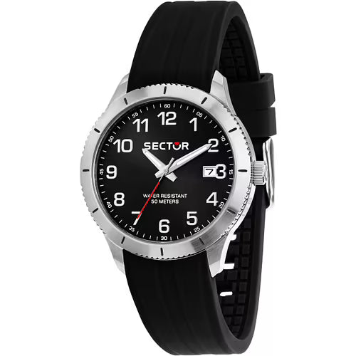 Orologio Uomo SECTOR 270 Solo Tempo in Silicone Nero