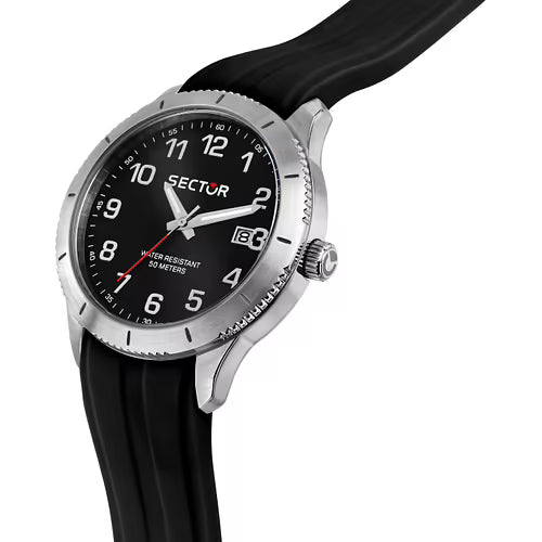 Orologio Uomo SECTOR 270 Solo Tempo in Silicone Nero