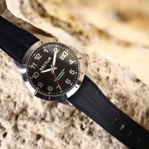 Orologio Uomo SECTOR 270 Solo Tempo in Silicone Nero