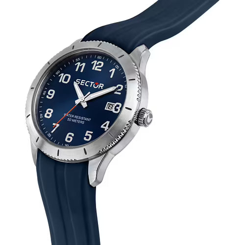 Orologio Uomo SECTOR 270 Solo Tempo in Silicone Blu