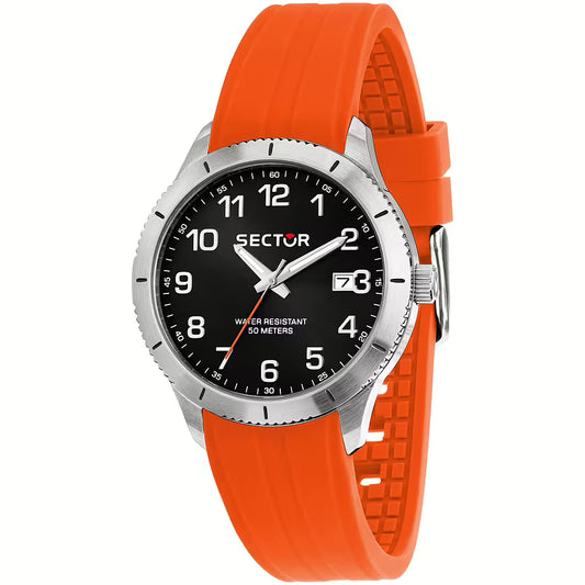 Orologio Uomo SECTOR 270 Solo Tempo in Silicone Arancione