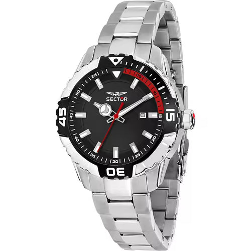 Orologio Uomo SECTOR LEGEND Solo Tempo Nero in Acciaio