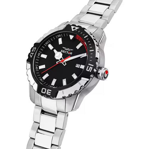 Orologio Uomo SECTOR LEGEND Solo Tempo Nero in Acciaio