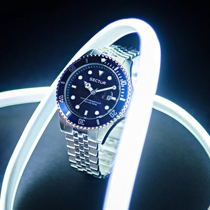 Orologio Uomo SECTOR 230 Solo Tempo Blu in Acciaio