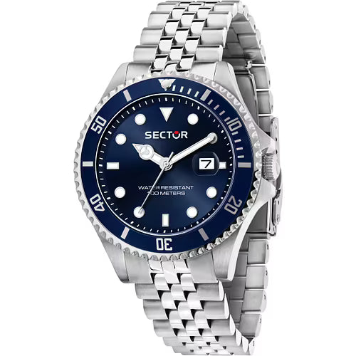 Orologio Uomo SECTOR 230 Solo Tempo Blu in Acciaio