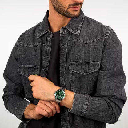 Orologio Uomo SECTOR 230 Solo Tempo Verde in Acciaio