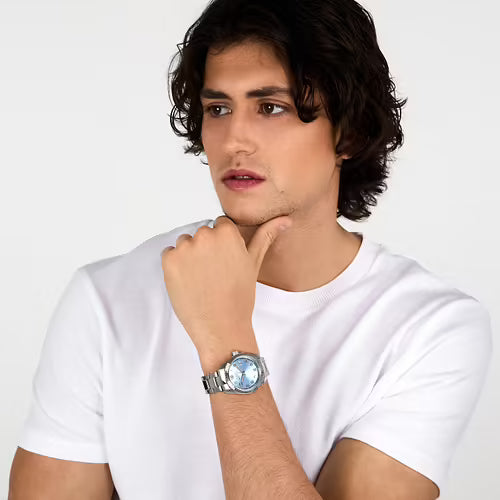 Orologio Uomo SECTOR Solo Tempo in Acciaio con Quadrante Azzurro