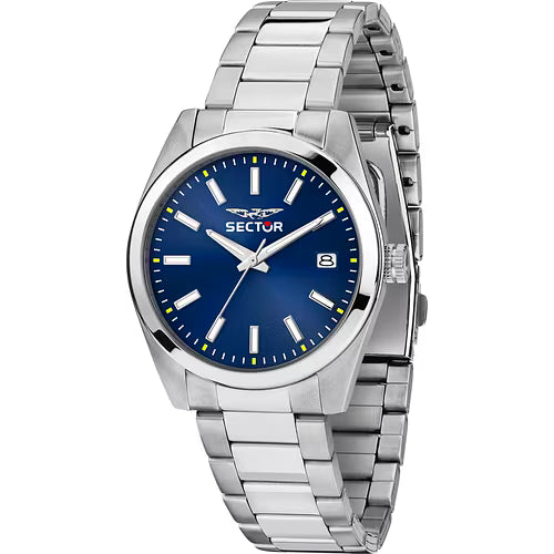 Orologio Uomo SECTOR 240 Solo Tempo Blu in Acciaio