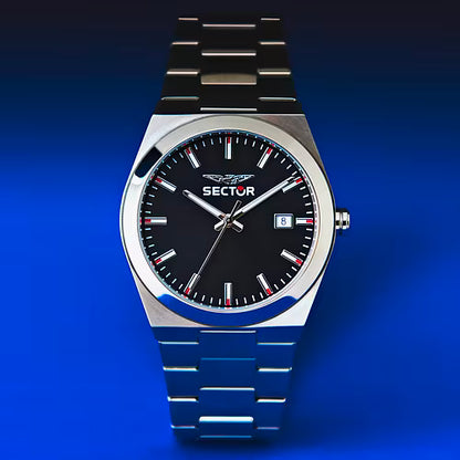 Orologio Uomo SECTOR C300 Solo Tempo Nero in Acciaio