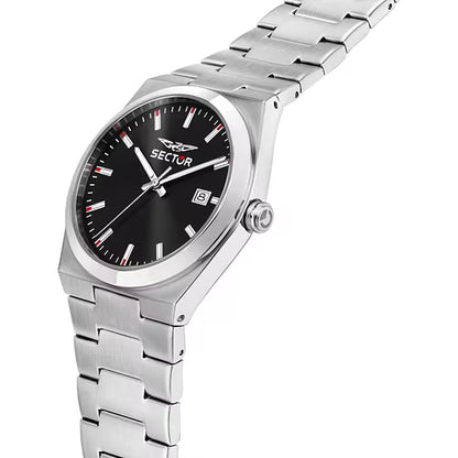 Orologio Uomo SECTOR C300 Solo Tempo Nero in Acciaio
