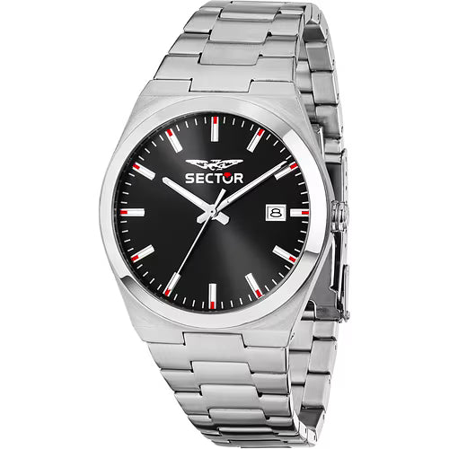 Orologio Uomo SECTOR C300 Solo Tempo Nero in Acciaio