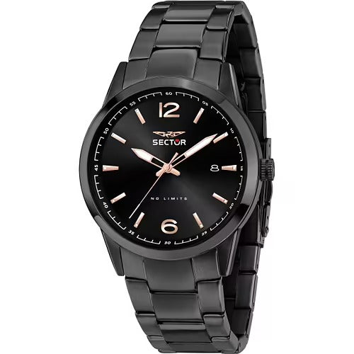 Orologio Uomo SECTOR 660 Solo Tempo Nero in Acciaio