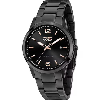 Orologio Uomo SECTOR 660 Solo Tempo Nero in Acciaio