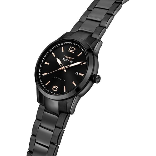 Orologio Uomo SECTOR 660 Solo Tempo Nero in Acciaio