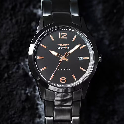 Orologio Uomo SECTOR 660 Solo Tempo Nero in Acciaio