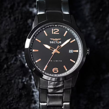 Orologio Uomo SECTOR 660 Solo Tempo Nero in Acciaio