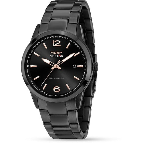 Orologio Uomo SECTOR 660 Solo Tempo Nero in Acciaio