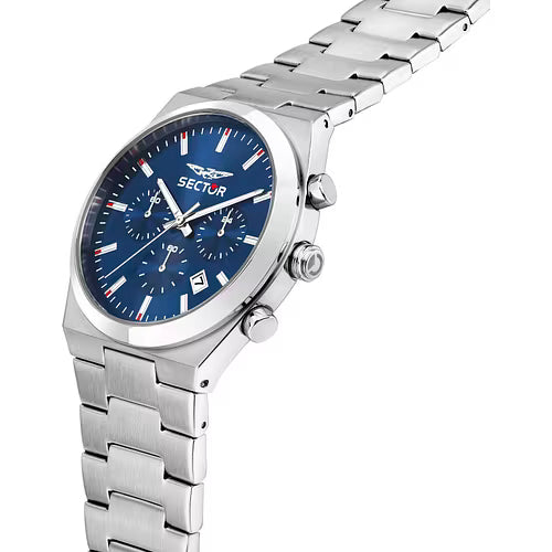 Orologio Uomo SECTOR C300 Cronografo Blu in Acciaio