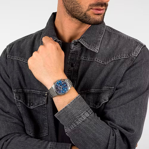 Orologio Uomo SECTOR C300 Cronografo Blu in Acciaio