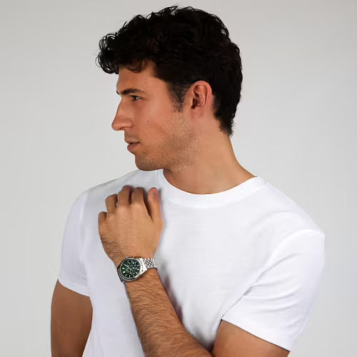 Orologio Uomo SECTOR Cronografo in Acciaio con Quadrante Verde