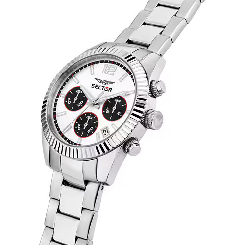 Orologio Uomo SECTOR Cronografo in Acciaio