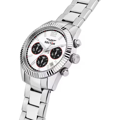 Orologio Uomo SECTOR Cronografo in Acciaio