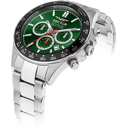 Orologio Uomo SECTOR 230 Cronografo Verde in Acciaio
