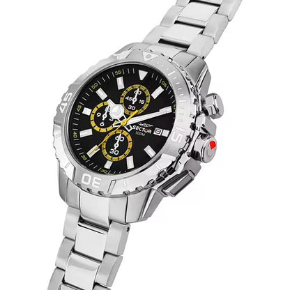 Orologio Uomo SECTOR Legend Cronografo Giallo e Nero in Acciaio