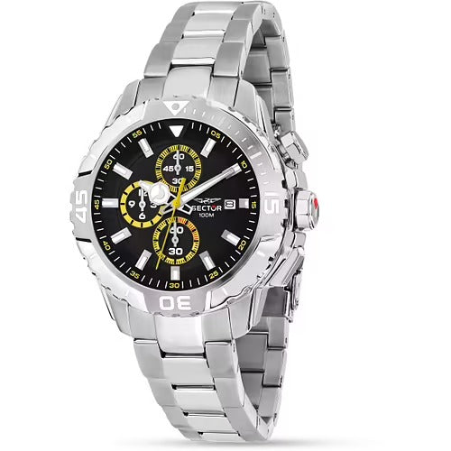 Orologio Uomo SECTOR Legend Cronografo Giallo e Nero in Acciaio