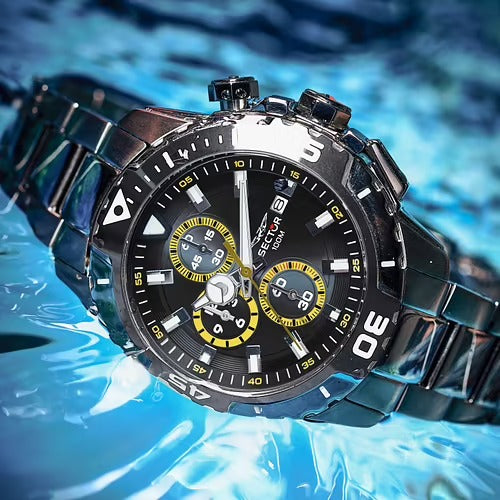 Orologio Uomo SECTOR Legend Cronografo Giallo e Nero in Acciaio