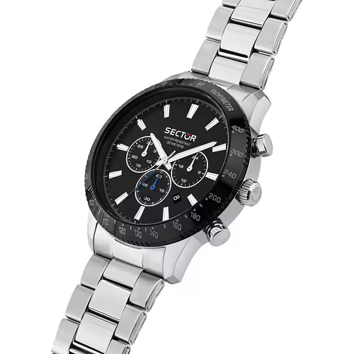 Orologio Uomo SECTOR 270 Cronografo Nero in Acciaio