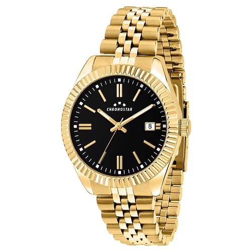 Orologio Uomo CHRONOSTAR Daily Solo Tempo in Acciaio Dorato
