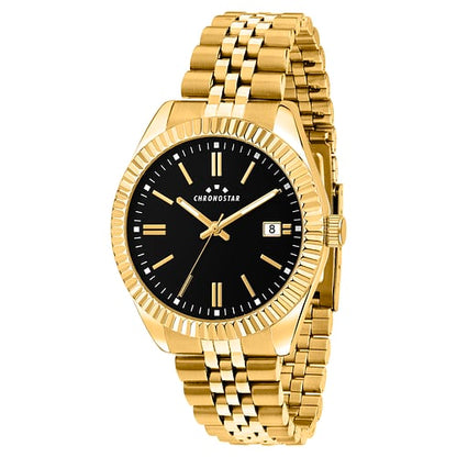 Orologio Uomo CHRONOSTAR Daily Solo Tempo in Acciaio Dorato
