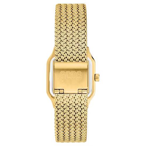 Orologio Donna GCDS Coraggio Bear Verde in Acciaio Dorato