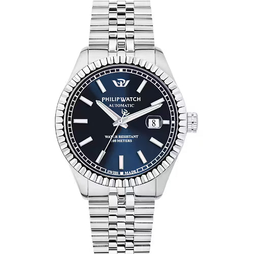 Orologio Uomo PHILIP WATCH Caribe Automatico Blu in Acciaio