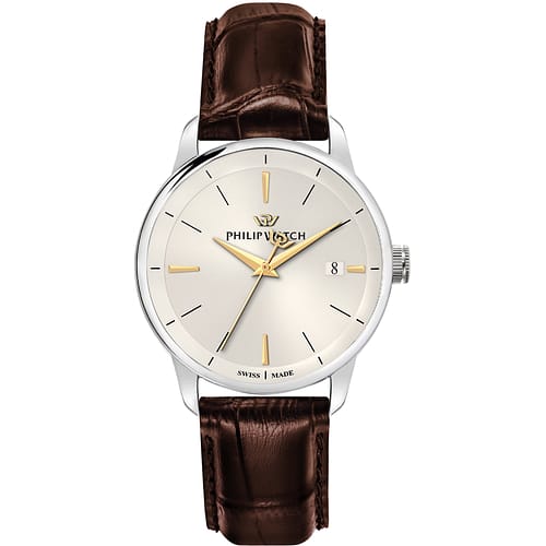Orologio Uomo PHILIP WATCH Anniversary in Pelle Marrone