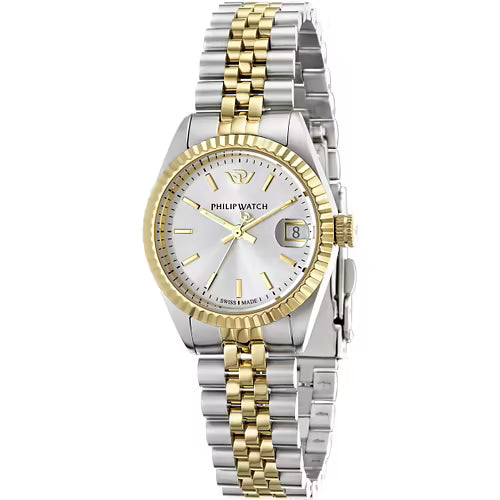Orologio Donna PHILIP WATCH Caribe in Acciaio e Acciaio Dorato