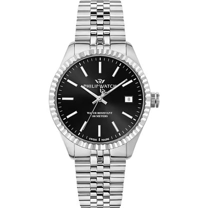 Orologio Uomo PHILIP WATCH Caribe Urban in Acciaio con Quadrante Nero