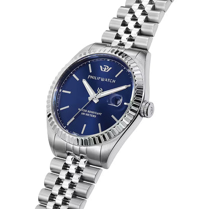 Orologio Uomo PHILIP WATCH Caribe in Acciaio con Quadrante Blu