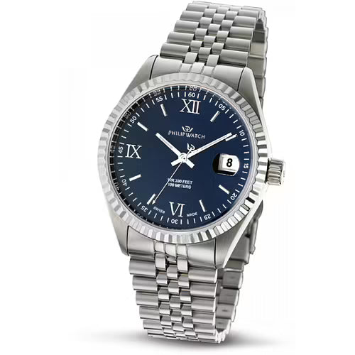 Orologio Uomo PHILIP WATCH Caribe Gent in Acciaio con Quadrante Blu