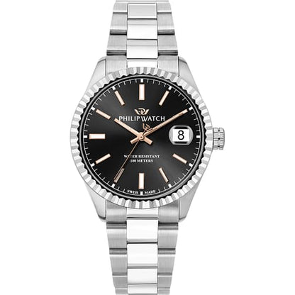 Orologio Uomo PHILIP WATCH Caribe Urban in Acciaio Quadrante Nero