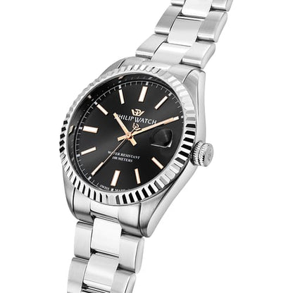 Orologio Uomo PHILIP WATCH Caribe Urban in Acciaio Quadrante Nero