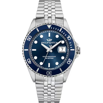 Orologio Uomo PHILIP WATCH Caribe Sport in Acciaio Quadrante Blu