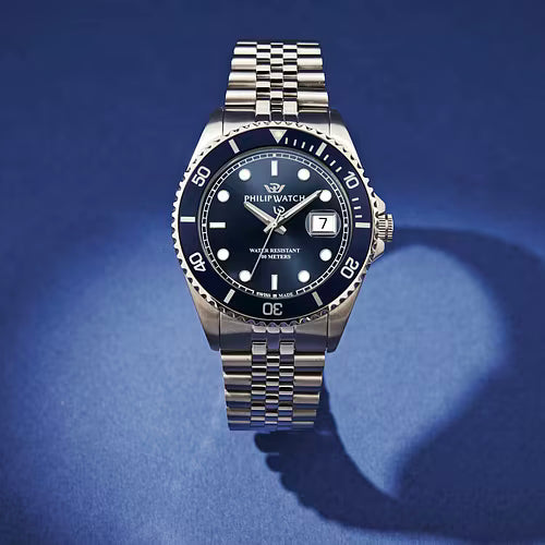 Orologio Uomo PHILIP WATCH Caribe Sport in Acciaio Quadrante Blu