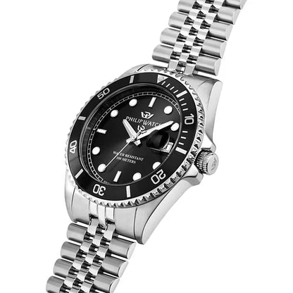 Orologio Uomo PHILIP WATCH Caribe Sport in Acciaio Quadrante Nero