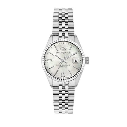 Orologio Donna PHILIP WATCH Caribe in Acciaio Quadrante Bianco