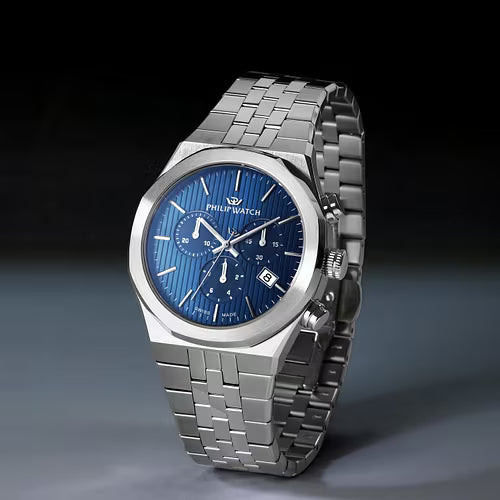 Orologio Uomo PHILIP WATCH Windsurf Cronografo Blu in Acciaio