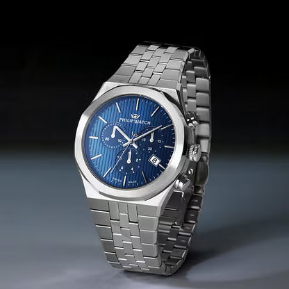 Orologio Uomo PHILIP WATCH Windsurf Cronografo Blu in Acciaio