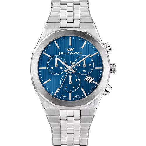 Orologio Uomo PHILIP WATCH Windsurf Cronografo Blu in Acciaio