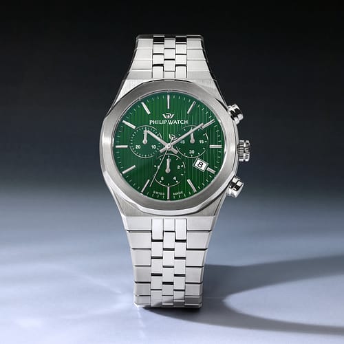 Orologio Uomo PHILIP WATCH Windsurf Cronografo Verde in Acciaio
